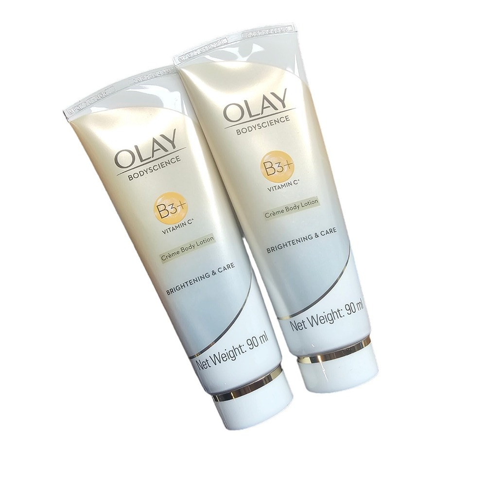 2x OLAY BODYSCIENCE B3+ Brightening & Care Creme Body Lotion Niacinamide